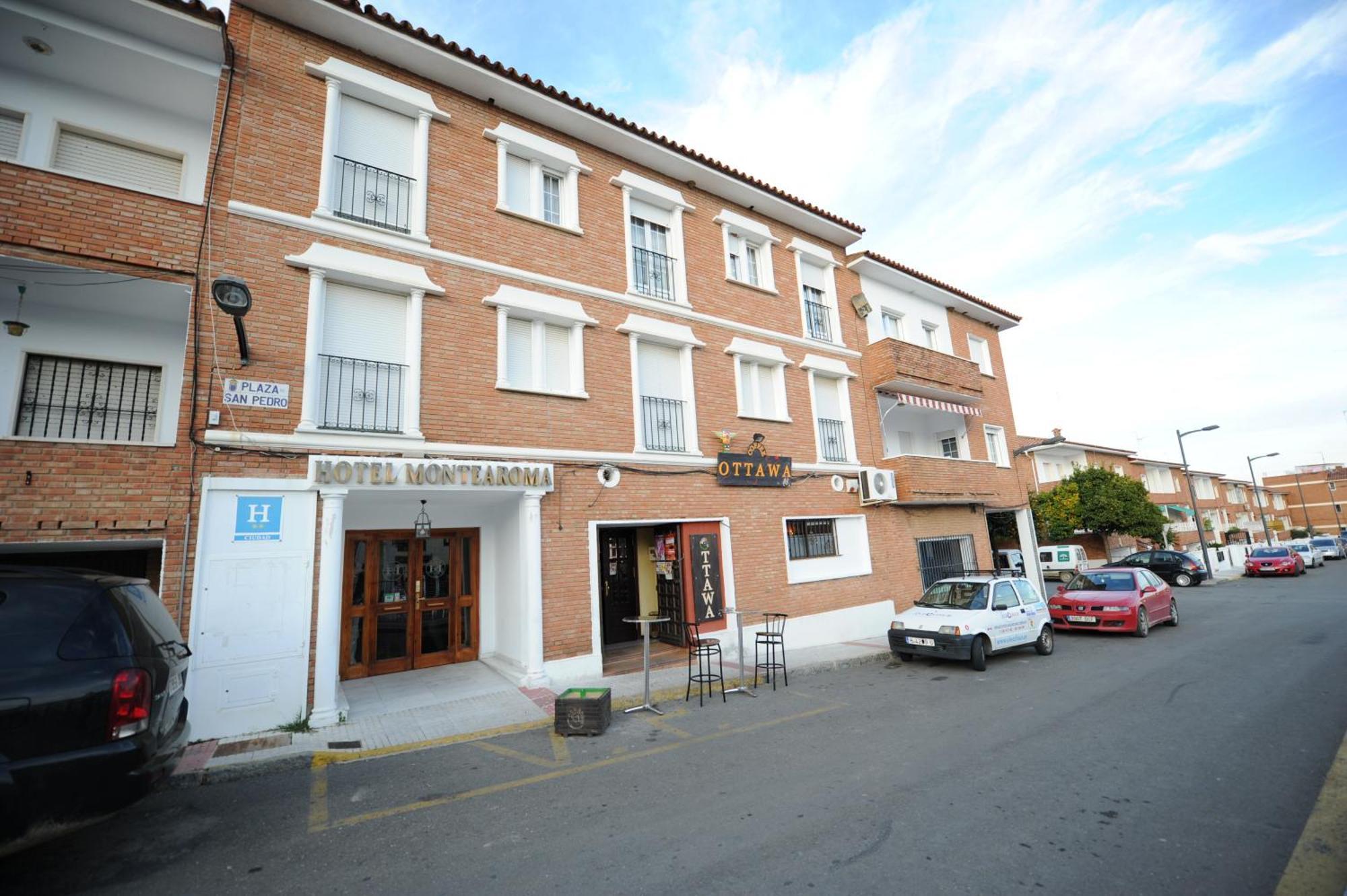 Hotel Montearoma Valverde del Camino Bagian luar foto
